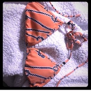 Like new nautical anchor triangle bikini top